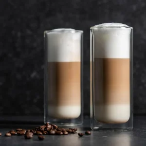 Fashion CASA RELAX Copos Parede Dupla Conjunto De 2 30 CL Transparente