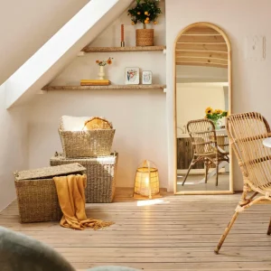 Clearance CASA RUBBERWOOD Espelho Natural