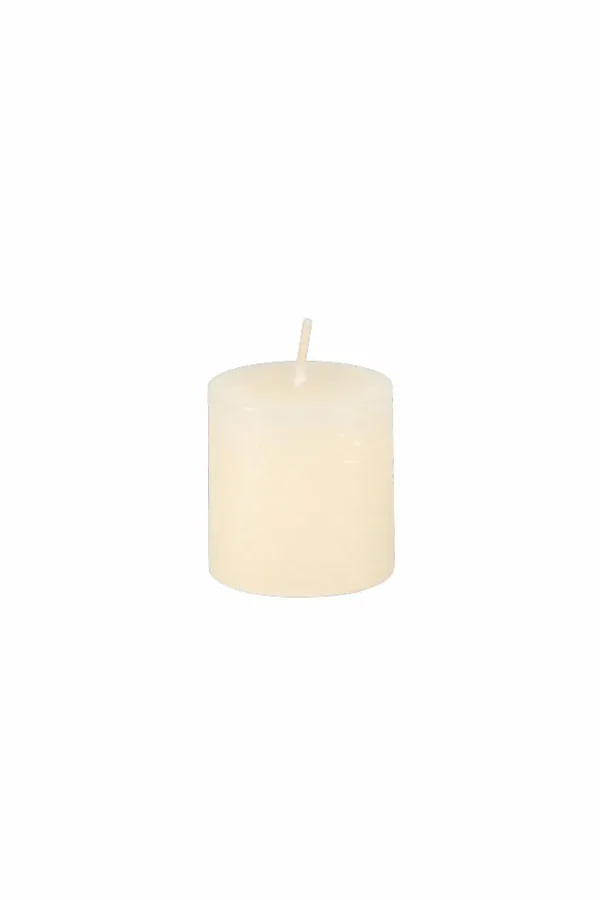 Cheap CASA RUSTIC Velas Conjunto De 3 Verde, Creme, Roxo Claro