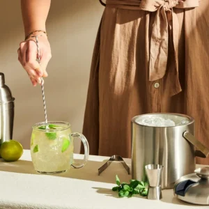 Clearance CASA SHAKE & STIR Colher Cocktail Aço Inoxidável