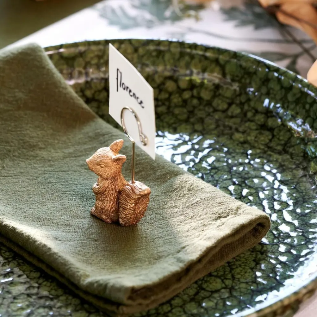 Cheap CASA SQUIRREL Clipe Dourado