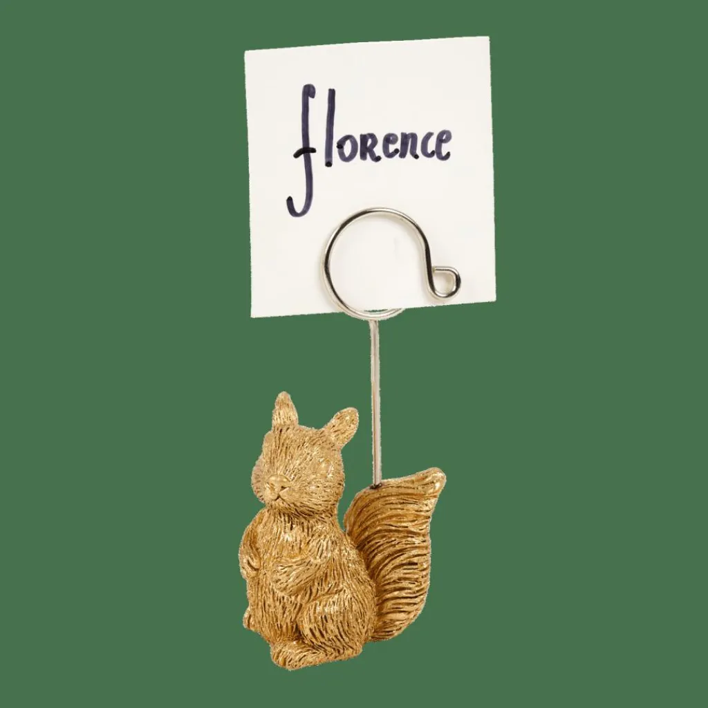 Cheap CASA SQUIRREL Clipe Dourado