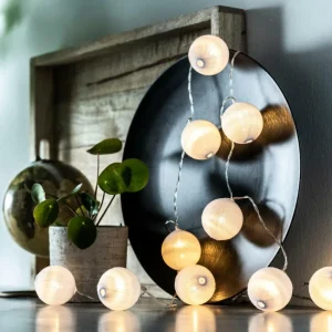 Discount CASA STRUNG Grinalda Iluminada 10 Leds Branco