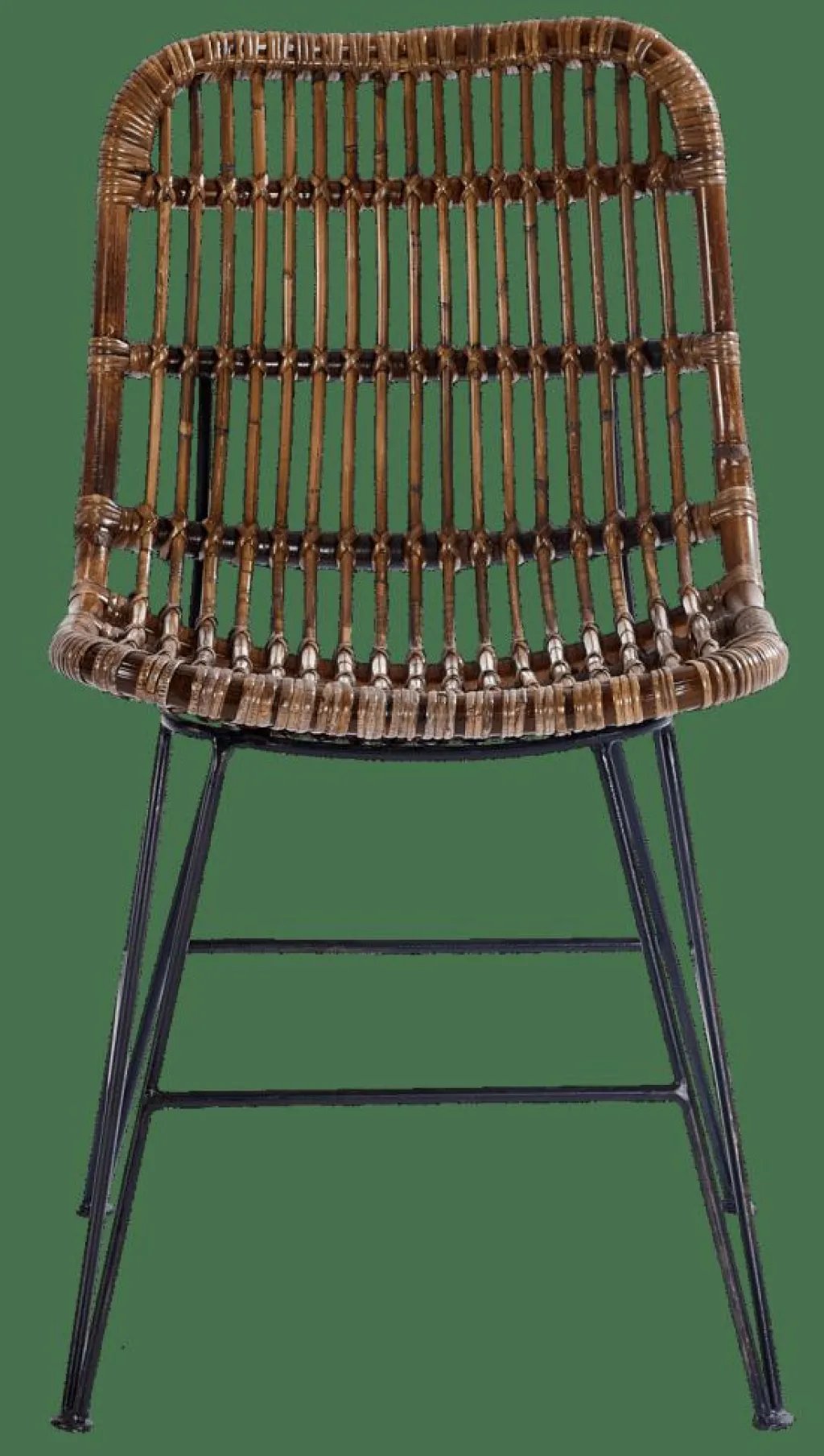 Outlet CASA SUMATRA Cadeira Sala De Jantar Preto, Castanho