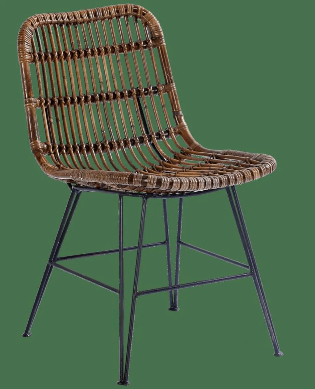 Outlet CASA SUMATRA Cadeira Sala De Jantar Preto, Castanho