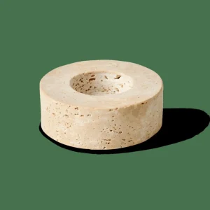 Clearance CASA TRAVERTIN Porta-vela Para Lamparina Natural