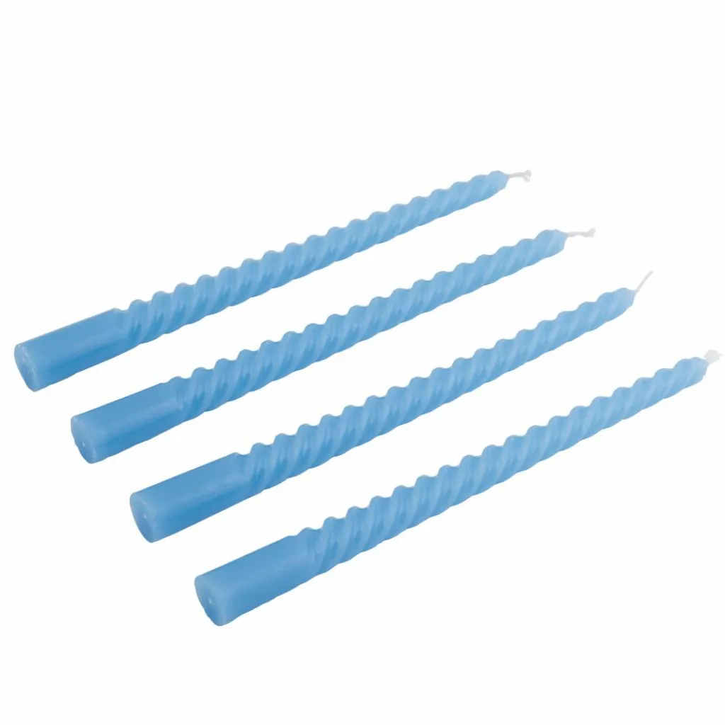 Shop CASA TWIST Velas Viradas Conjunto De 4 Cor-de-laranja