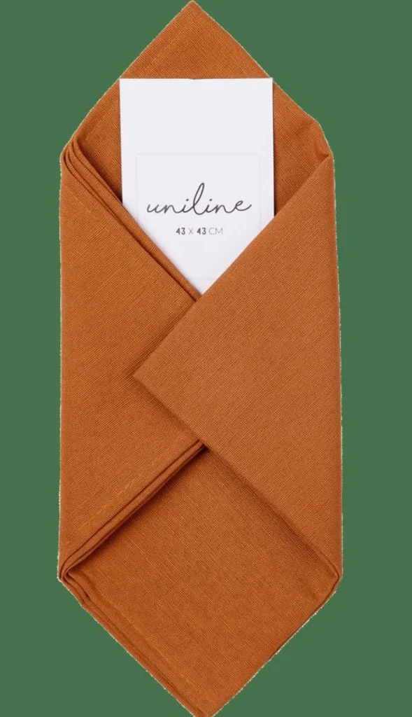 Fashion CASA UNILINE Guardanapo Castanho