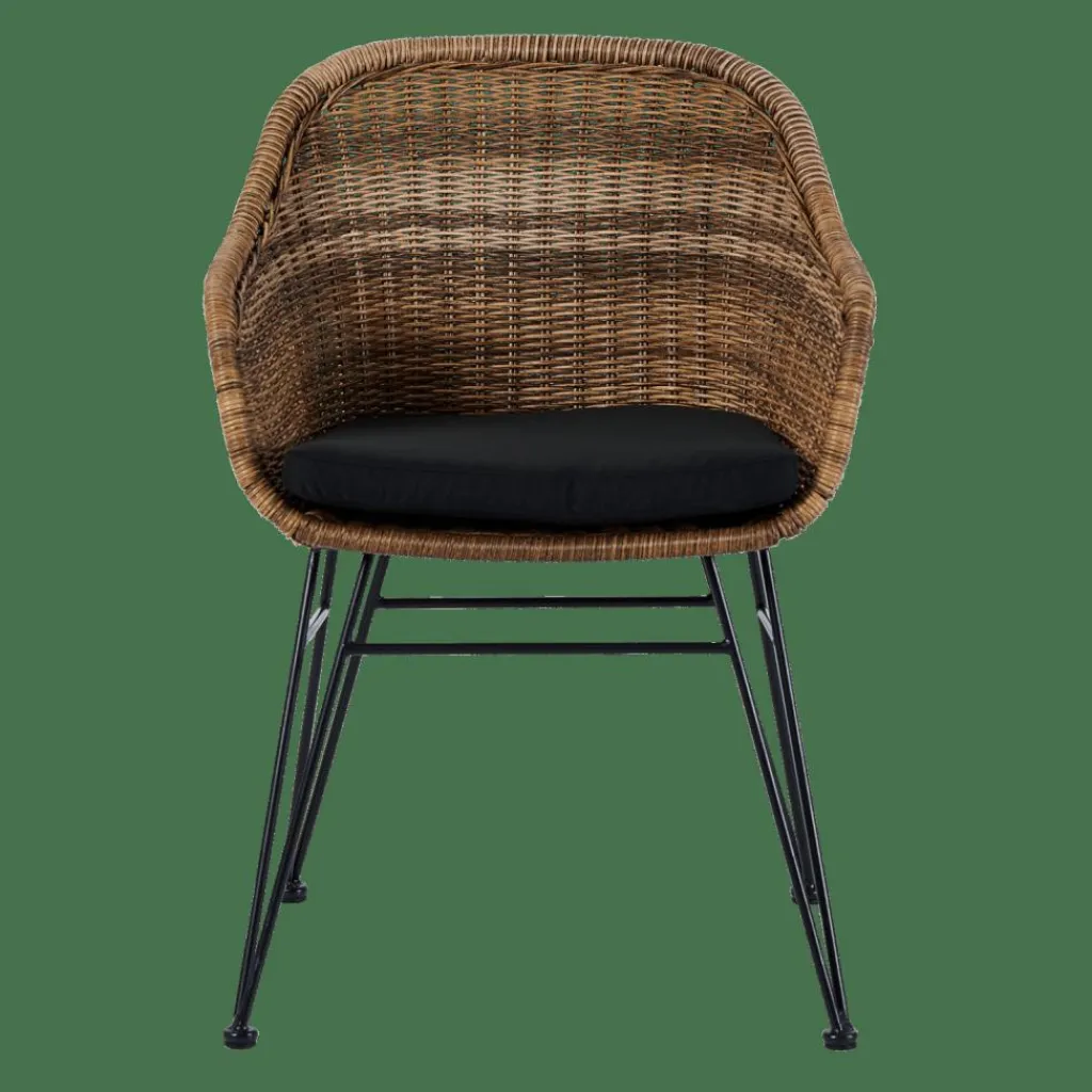 Shop CASA VIENNA Cadeira De Sala De Jantar Preto, Natural