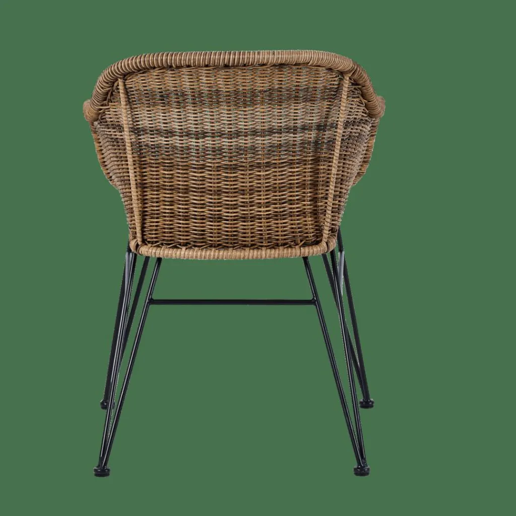 Shop CASA VIENNA Cadeira De Sala De Jantar Preto, Natural