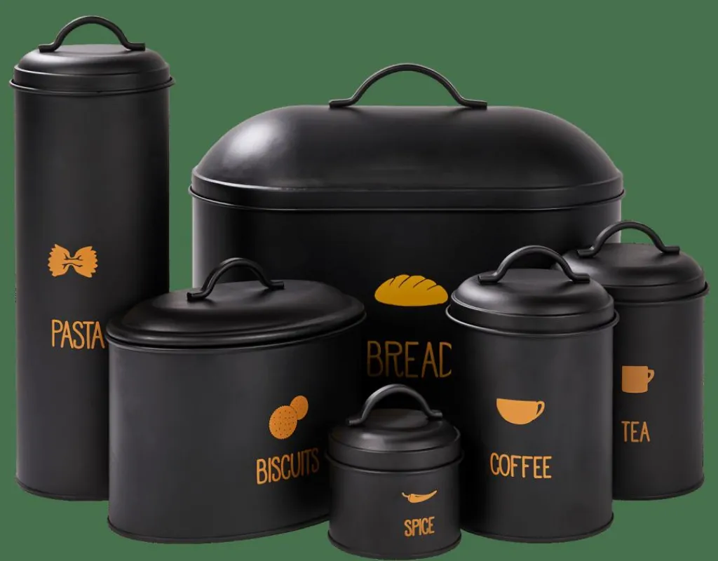 Shop CASA VIRA Caixa De Conservação Para Bolachas Preto