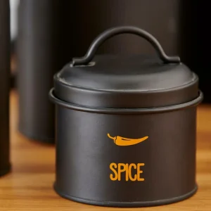 Fashion CASA VIRA Caixa De Conservação Para Ervas Preto