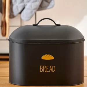 Outlet CASA VIRA Caixa Para Pão Preto