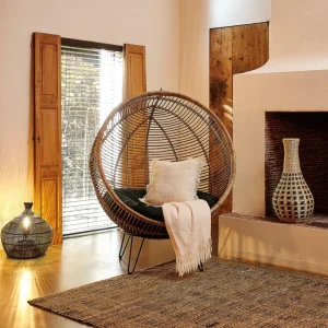 Outlet CASA ZALOU Candeeiro De Mesa Preto